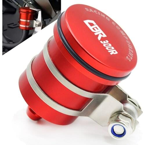 Motorcycle Rear Brake Fluid Reservoir Clutch Tank Oil Cup for HONDA CBR300R CBR300RR 2012 2013 2014 2015 2016 2017 2018 2019