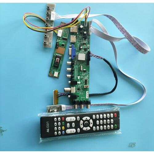 Kit For LTN150XG-L03/LTN150XG-L04 1 CCFL LCD Panel Controller board remote DVB-T TV VGA USB AV 1024X768 30pin Digital HDMI 15"