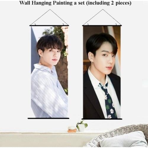 New Jeon Jung Kook home decor paintings 40cmx100cm woman kpop jungkook Hanging Wall Painting poster picture