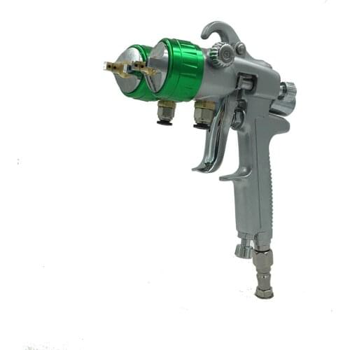 Double Nozzle Spray Gun Airbrush Car Face Paint Gun Chrome Plate Paint Air Paint Tool