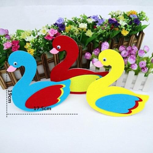 T-N Western Duck Thick Nonwoven Goose Felt DIY Package Kindergarten School Children Handmade Enlightenment Early Education Toys