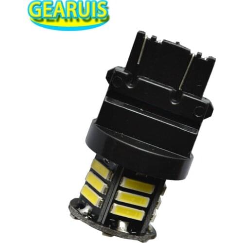 T25 3157 21 SMD 7020 LED 3156 P27W car bulbs P27/7W 3057 3456 3757 Car Light Source lamp DRL Driving Lamp Red Amber White 12V