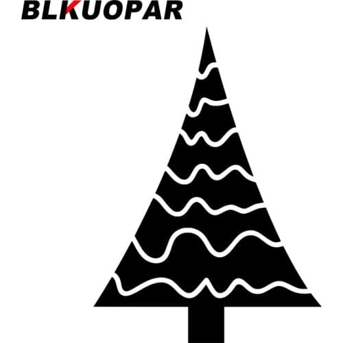 BLKUOPAR for Christmas Tree Car Stickers Personality Decals Windshield Suitcase Waterproof Motorcycle Sunscreen Vinyl Car Wrap