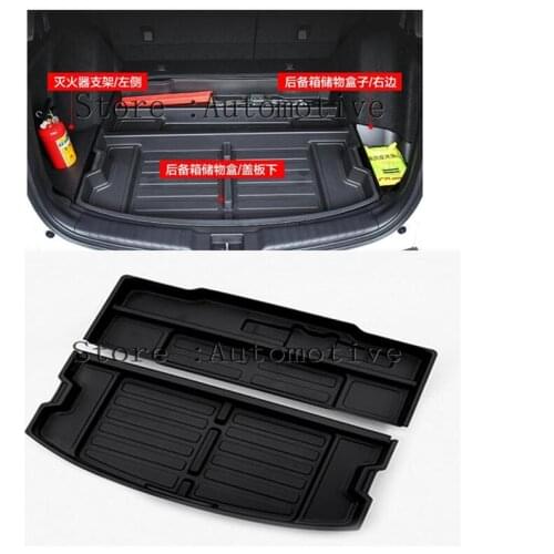 For Honda CRV 2021 Trunk Storage Box Modified Decoration 2017-2021Trunk Spare Tire Storage Box