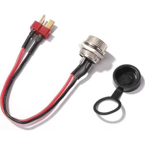 Electric Scooter Parts Power Charger T-head Charging Port Plug for KUGOO M4 PRO Accessories