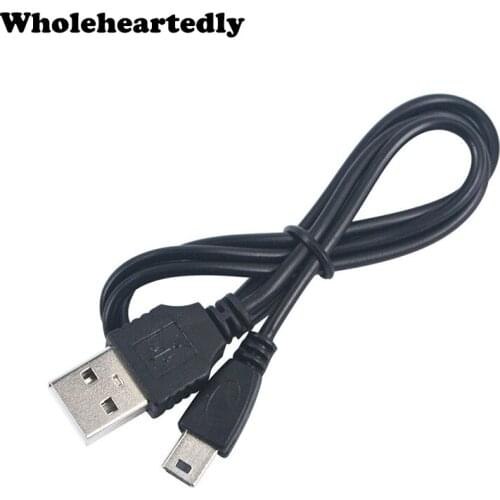 100Pcs/Lot 80cm USB 2.0 A Male To Mini 5 Pin B Data Charger Charging Cable Cord Adapter 5TLR Mini USB Adapter for MP3 MP4 Player