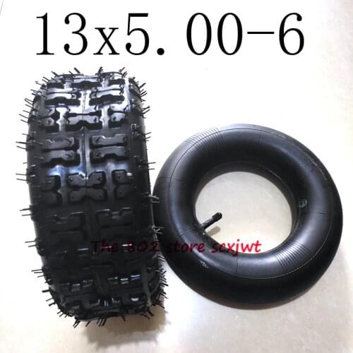 13x5.00-6 Inner and Outer Tyre 13*5.00-6 Tube Tyre Karting Electric Scooter Agricultural Snow Sweeper Golf Parts