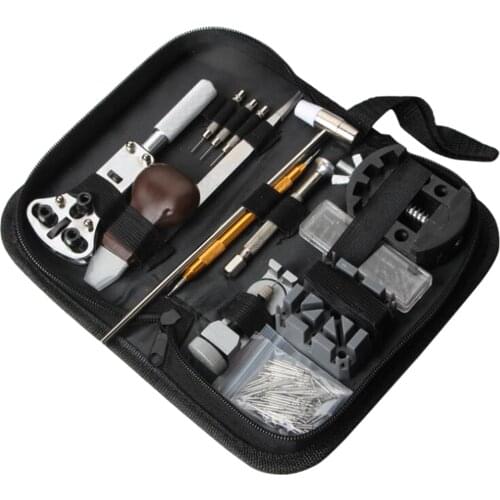 136pcs Professional Watch Repair Kit Watch Band Link Pin Removal Tool Set