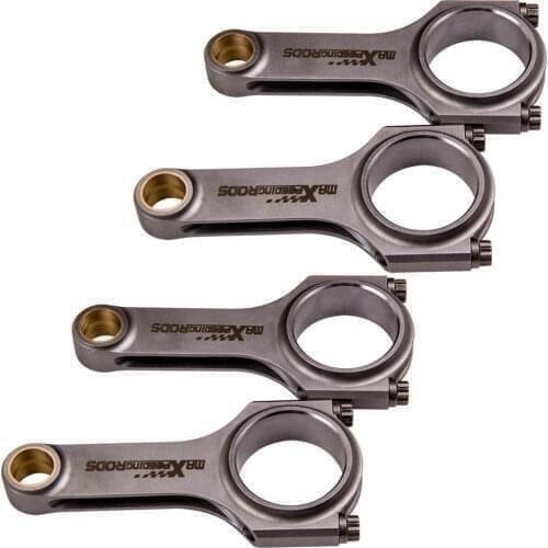4pcs Connecting Rods for Yamaha V-Max Vmax Conrods Pleuel Bielle 124mm TüV Certification Con Rods ARP2000 bolts