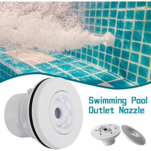 Swimming Pool Spa Return Jet Fitting Massage Nozzle Inlet Outlet Bath Tub Nozzle Adjustable Jet Eyeball 360° Pool Accessories