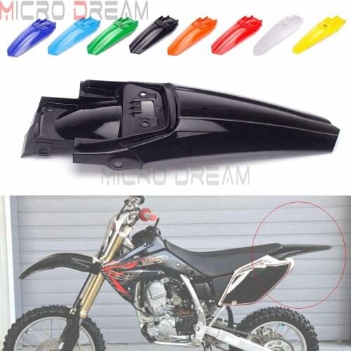 Black Motocross Rear Mudguard ABS Plastic Fender Tail Mud Cover for Honda CRF230F CRF 230F CRF 230 F 2020 MX Enduro Rear Fenders