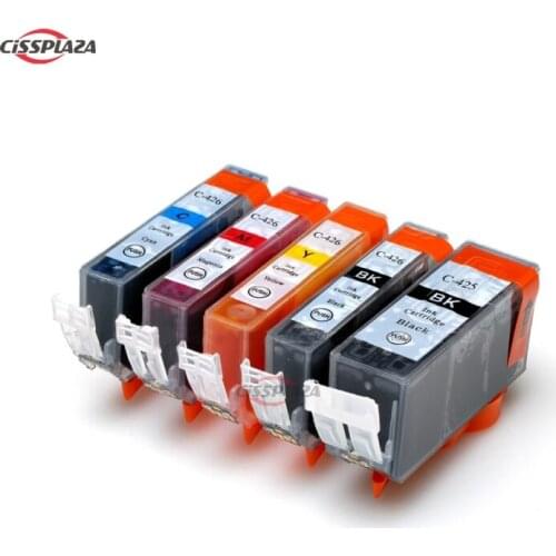 CISSPLAZA 3sets PGI425 CLI-426 ink cartridge compatible for Canon PIXMA iP4840 MG 5140 5240 6140 8140 iX6540 MX884 printer