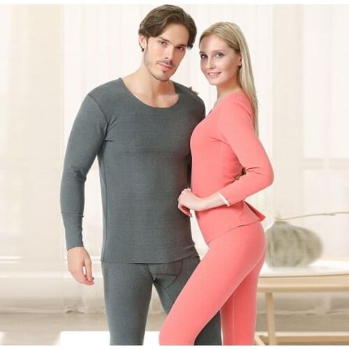 2021 Autumn Winter Thick Fleece Thermal Underwear Sets for Men Women High Elasticity Keep Warm Long Johns Thermal Clothing Set