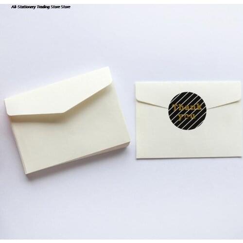 10pcs/Lot White Kraft Paper Envelope Stationery Postcard Kraft Envelope