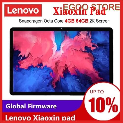 Global Firmware Lenovo Xiaoxin Pad 11 Inch 2K LCD Screen Snapdragon Octa Core 4GB RAM 64GB ROM Tablet Android 10 android tablet