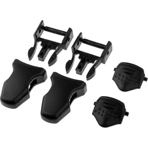 Lot 2 Scuba Diving Swimming Fin Strap Buckles Replacement Spare Accessories Black