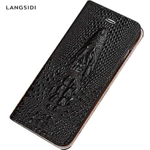 Genuine Leather 360 Full Magnetic Flip case for Huawei P40 pro P20 P30 Lite mate 40 20 3D cover for honor 9x 30 20 pro 10 10i 8X