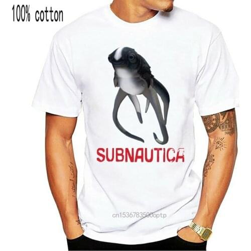 Men tshirt Subnautica Cuddlefish With Logo Unisex T Shirt women T-Shirt tees top