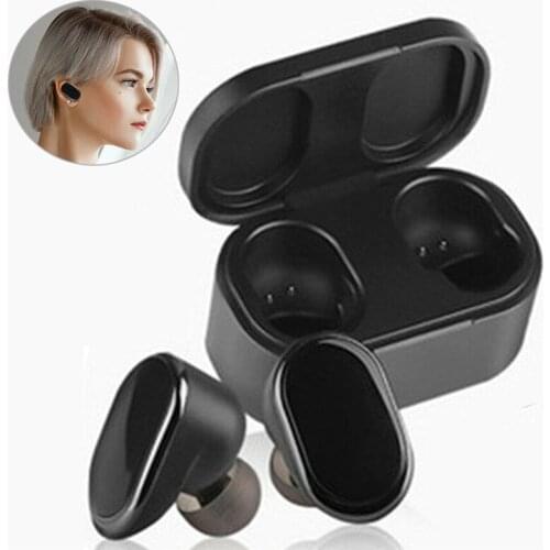 Earphones True Wireless In Ear Sport Headset Charging Box Noise Cancelling Hifi Stereo Music Earbuds with Mic