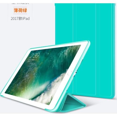 Original Rubber Case Cover for 2017 new ipad Tablet PC for ipad 2017 Case Cover with gift