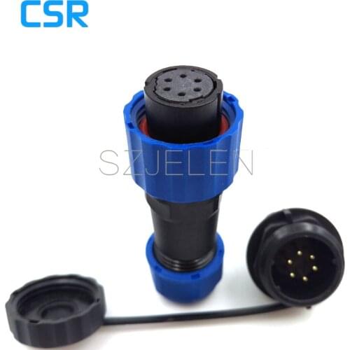 SD16, 6 pin waterproof connector, power connector wire, 6 pin cable connectors, automotive connectors, male and female, IP68