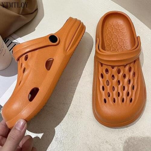 Summer Women Wedges Shoes Beach Sandals Antiskid Home Slippers Thick Sole Increased Flip Flops Zapatillas Mujer Casa