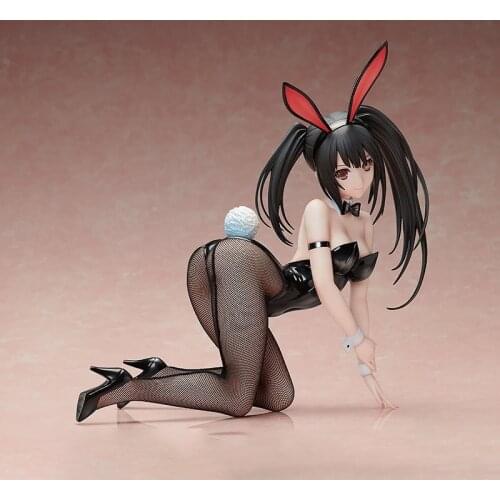 Freeing Date A Live Kurumi Tokisaki Bunny Ver. PVC Action Figure Japanese Anime Figure Model Toys Collection Doll GIft