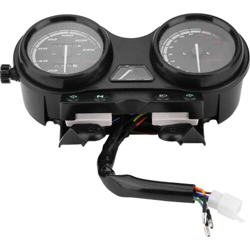 DC 12V Motorcycle Speedometer Gauge Tachometer Waterproof Anti-Glare Motorbike 12000RPM HD LED LCD Odometer For Yamaha YBR 125