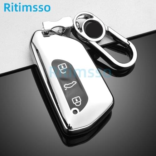 TPU Car Remote Key Cover Case for VW Volkswagen Golf 8 Mk8 for Seat Leon MK 4 Tarraco Ateca for Skoda Octavia 2020 3 Button