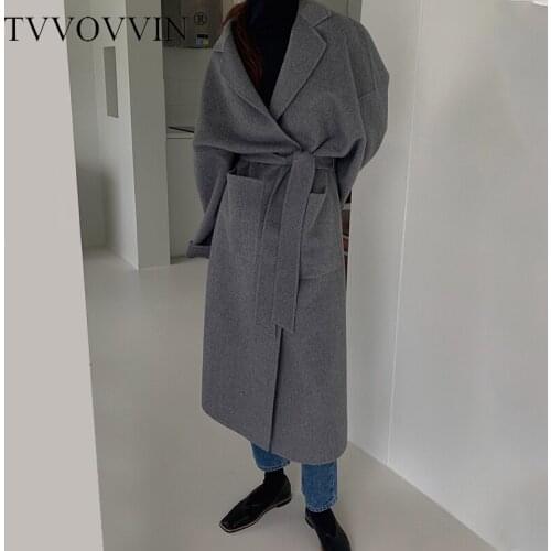 Tvvovvin Women's Gray Coats
