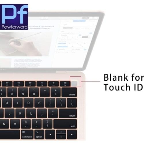 For Newest MacBook Air 13 Touch ID Version Model A1932 US english version Silicone Ultra Thin Keyboard Cover2018 Nov