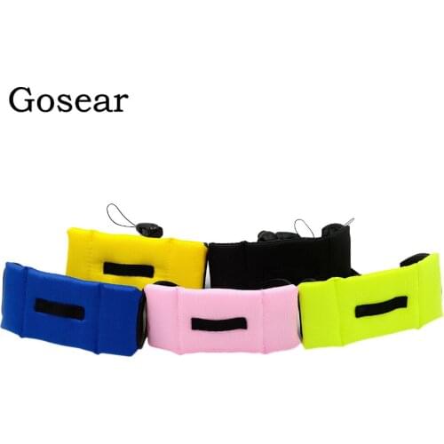Gosear Waterproof Float Diving Scuba Hand Wrist Armband Strap for Gopro Go Pro Hero 5 4 3 2 Xiaomi Yi 2 4K 4 K Sjcam SJ4000