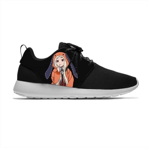 Japanese Anime Manga Yomozuki Runa Kakegurui Funny Sport Running Shoes Casual Breathable Lightweight 3D Print Men Women Sneakers