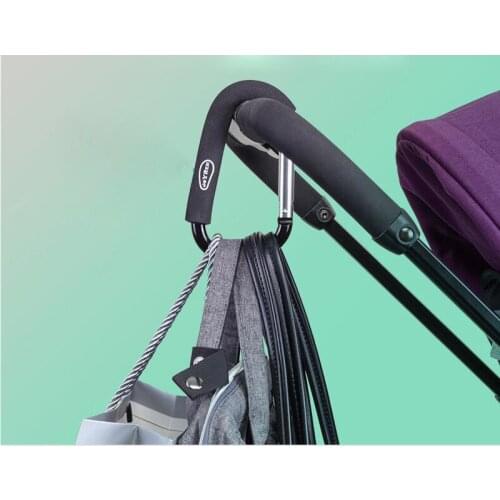1pcs Baby Stroller Hooks shopping hook Accessories D shape Prams Hanger Baby Carriage High Quality Aluminum Alloy Bear 3kgs