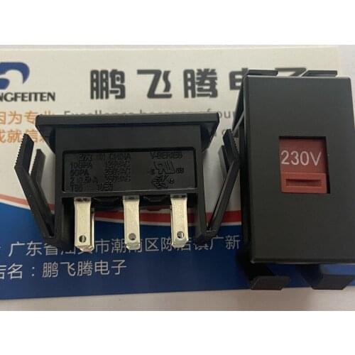 1PCS U.S. C&k V80212S205Q toggle switch 6 feet 2 gear voltage 115-230 conversion switch selection 10A