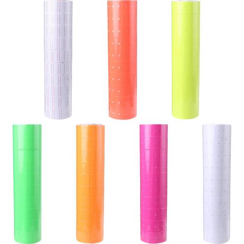 10 Rolls Price Tag Label Sticker Rolls for Pricing Label for gun MX5500 Shop Price Label