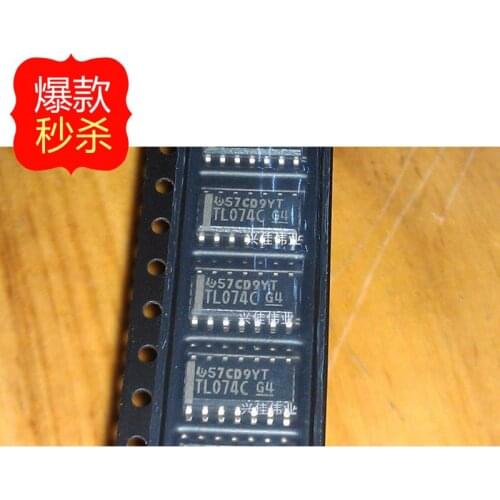 10PCS TL074CDR TL074C SOP14 new original authentic linear amplifier TI