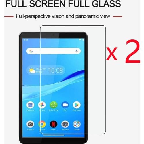 2Pcs Tablet Tempered Glass Screen Protector Cover for Lenovo Tab M8 TB-8705F/8505X 8.0 Inch Bubble Free HD Eye Protection Film