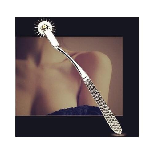 Hot sale stainless steel wheel gear roller stimulation gear SM cosplay adult product erotic toy couple