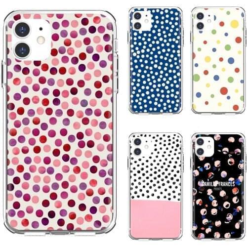 For Xiaomi Redmi 2 S2 3 3S 4 4A 5 5A 5 6 6A 7A 9 9T 9C 9A Pro Pocophone F1 Cell Phone Case Polka-Dots