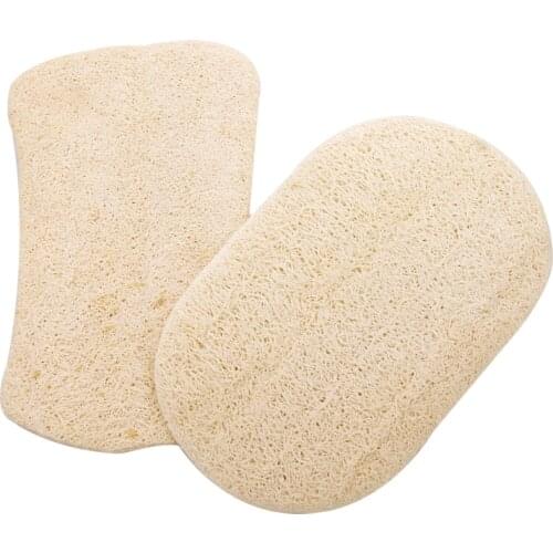 SUEF 1PCS Natural Anti-oil Kitchen Loofah Sponge Scrubber Dish Bowl Cleaning Brush NEW