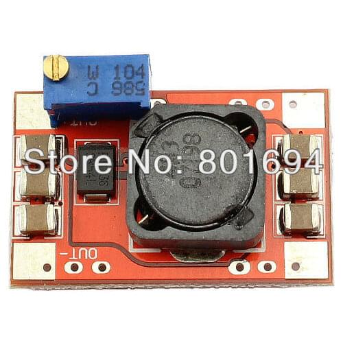 DC-DC Boost Converter 2.5-25V to 5-25V Low Ripple Step-up Voltage Power Supply Module