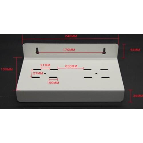 Water Filter Parts Steel Bracket for Wall mounted 2 stages pre water purifier