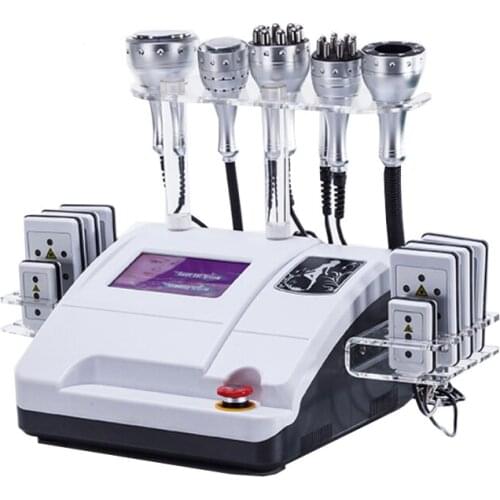 Hot Sale 40K Ultrasonic Cavitation Vacuum Radio Frequency Laser 8 Pads lipo Laser Slimming Machine for home use