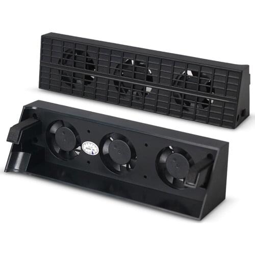 DOBE Game Cooling Fan For PS4 Smart Slim Console Cooler Thermostat 3 Fans System Station for Sony Play station 4 PS4 Slim