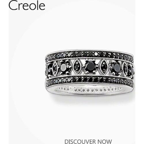 The Eternity Ring Rhombus Ornament,2019 925 Sterling Silver Bohemia Elegance Fashion Jewelry Eye-catcher Gift For Women