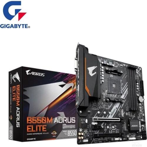 NEW For Gigabyte GA B550M AORUS ELITE Motherboard AM4 DDR4 B550 Desktop Mainboard Support R5 R7 5800X 5600X 5300X