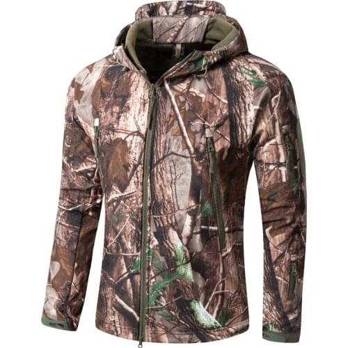 Mens hiking outdoor jacket tactical soft shell jacket military waterproof windproof fleece cp camping jacket for tactical 2019