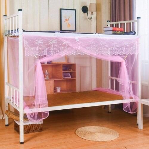 New Home Bunk Bed Mosquito Net Childrens Room Bedding Student Dormitory Summer Anti-mosquito Physical Mosquito Repellent F8426