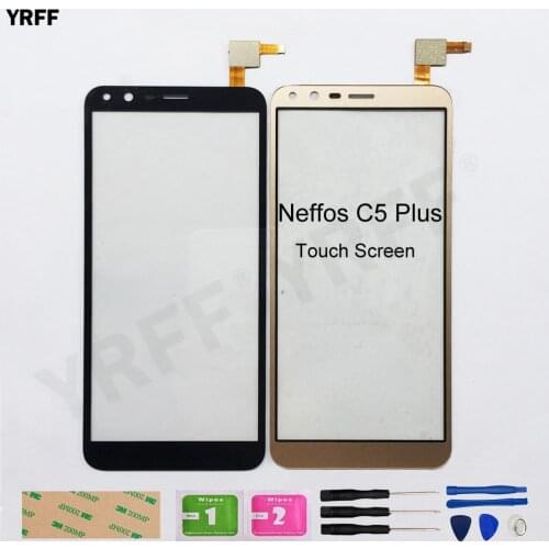 Screen Panel For TP-Link Neffos C5 Plus Touch Screen Digitizer Sensor Glass Panel Repair Assembly Parts